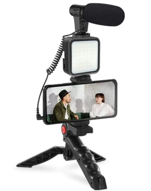 Штатив для фото и видеосъемки VMK AY49 с LED лампой Набор блоггера c ...