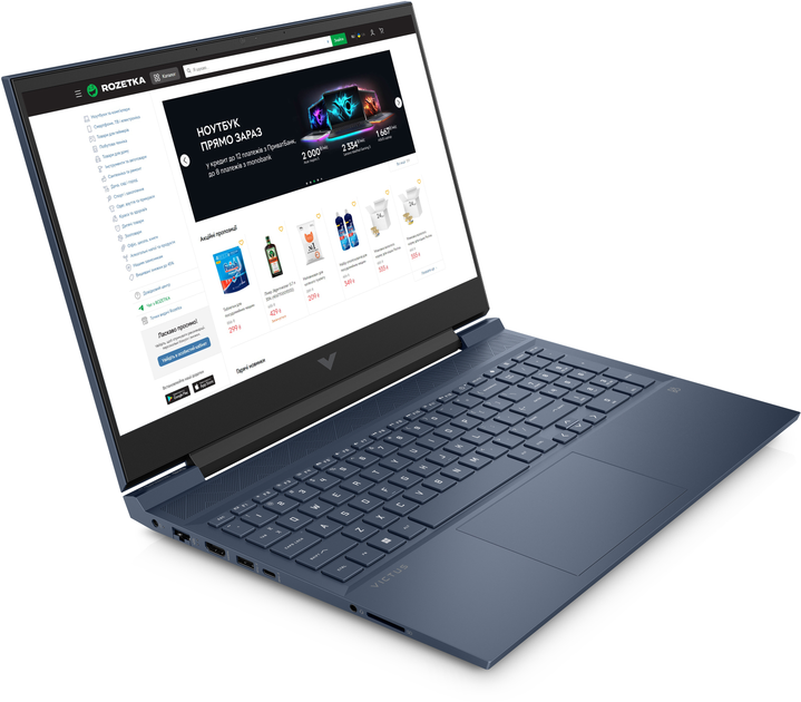 Ноутбук HP Victus 16-d1044ua (826P2EA) Performance Blue – фото, отзывы ...