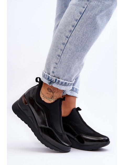 Damskie slip-ony Farro 41 Czarne (5905677426649) - obraz 4