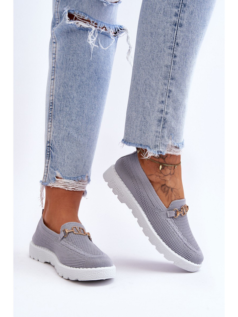 Жіночі сліпони Alena 41 Сірі (5905677410556) - зображення 5