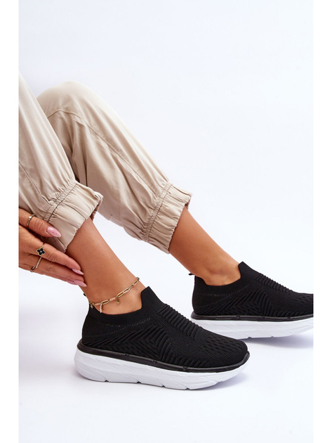 Buty wsuwane damskie Ferive 38 Czarne (5905677139488) - obraz 6