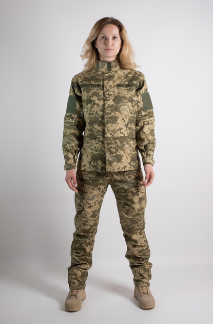 Форма пиксель военная уставная тактическая , костюм армейский саржа китель и штаны размер 66 - изображение 1
