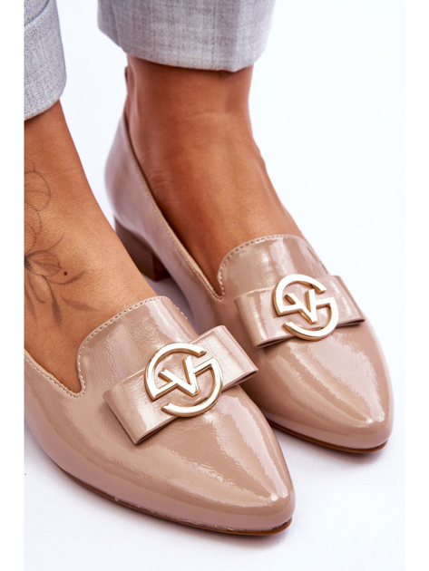 Loafersy damskie Vinceza Asselia 38 Beżowe (3099529881471) - obraz 5