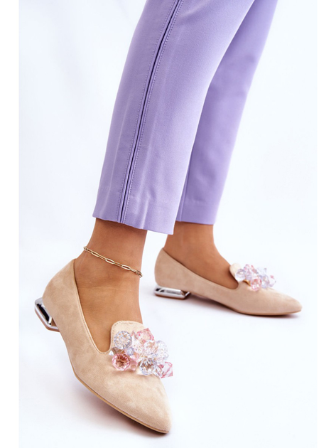 Damskie loafersy Sloane 41 Beżowe (3392290141318) - obraz 3