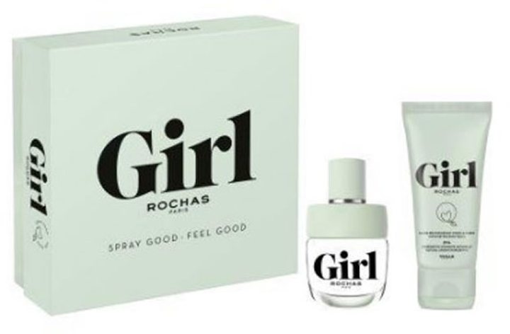 Набір Rochas Girl Eau De Toilette Spray 60 мл + Гель для душу 100 мл (3386460127608) - зображення 1