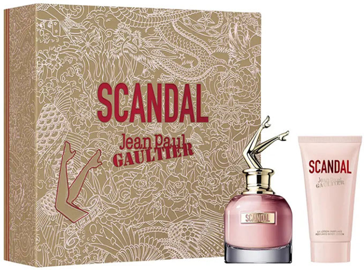Набір Jean Paul Gaultier Scandal Eau De Perfume Spray 50 мл + Лосьйон для тіла 75 мл (8435415081245) - зображення 1