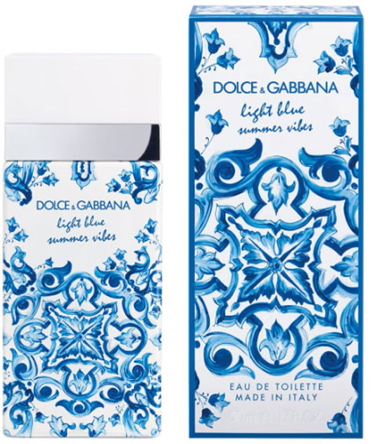 Woda toaletowa damska Dolce&Gabbana Light Blue Summer Vibes Eau De Toilette Spray 50 ml (8057971183494) - obraz 1