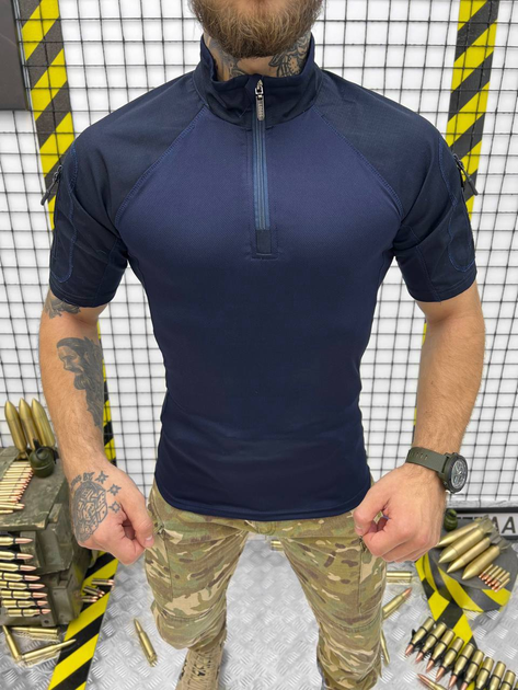 Убакс Тактична сорочка з коротким рукавом LOGOS синій 3ХL - зображення 2