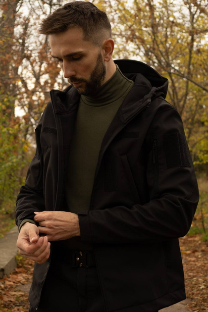 Куртка тепла з Soft Shell LOGOS чорний M - зображення 1