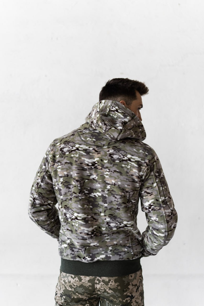 Куртка флисовая «Патриот» с шевроном LOGOS мультикам S - изображение 2
