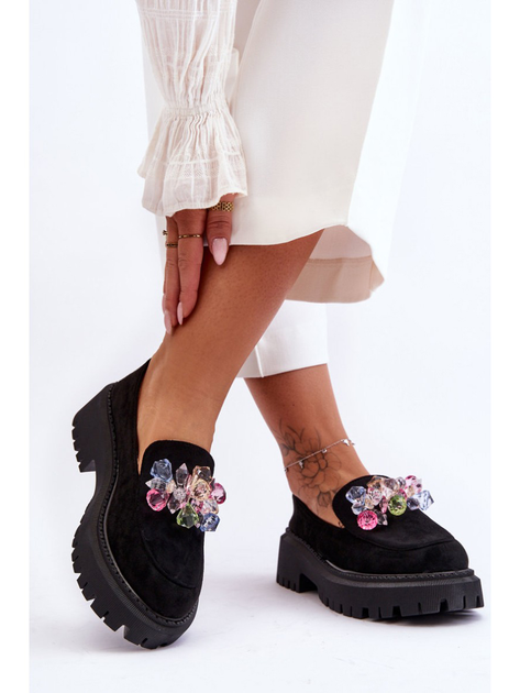 Damskie loafersy Avril 38 Czarne (5905677425628) - obraz 5