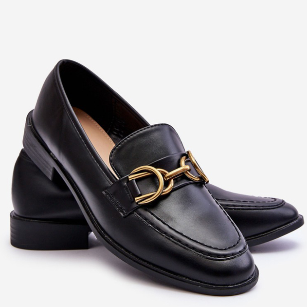 Damskie loafersy Lorien 36 Czarne (5905677136234) - obraz 1