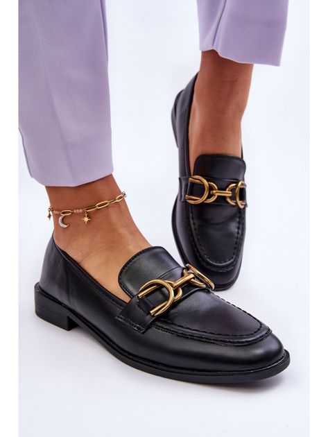 Damskie loafersy Lorien 36 Czarne (5905677136234) - obraz 5