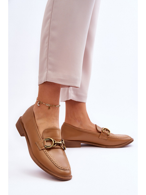 Damskie loafersy Lorien 37 Brązowe (5905677136180) - obraz 4