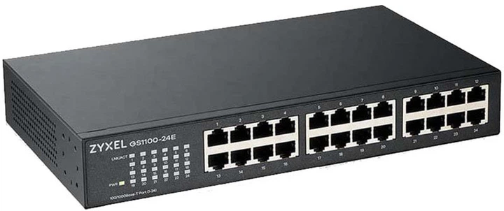 Комутатор некерований Zyxel GS1100-24E гігабітний (GS1100-24E-EU0103F) - зображення 2