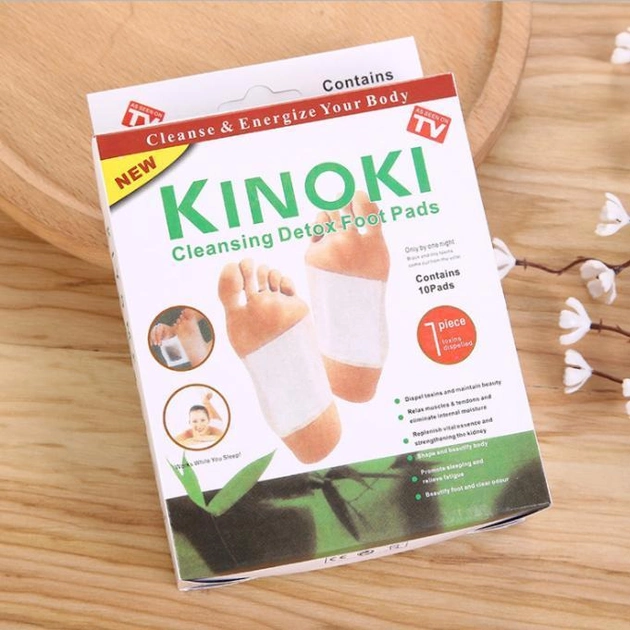 Пластир очищувальний організм Kinoki детоксикаційний, лікувальний 10 штук - зображення 2