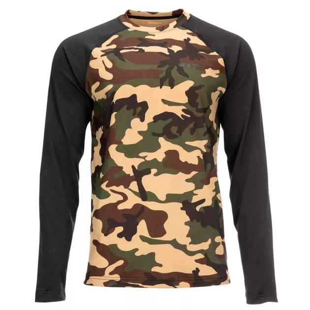 Реглан Simms Lightweight Baselayer Top CX Woodland Camo L/ (2191121/13309-569-40) - зображення 1