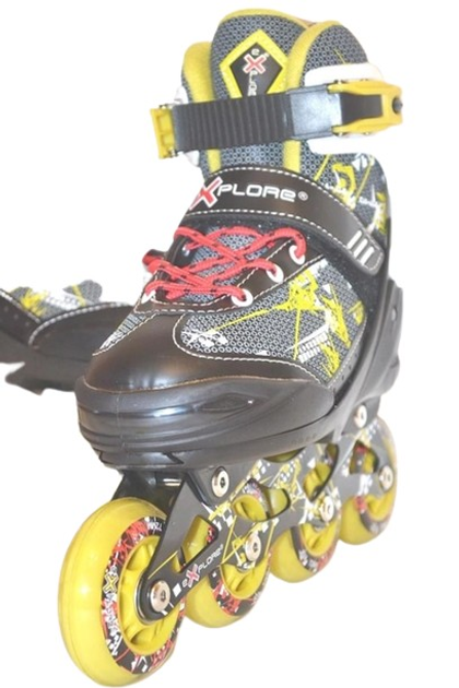 Детские ролики Explore Amigo 2683 L (39-42, раздвижные) Yellow – фото ...