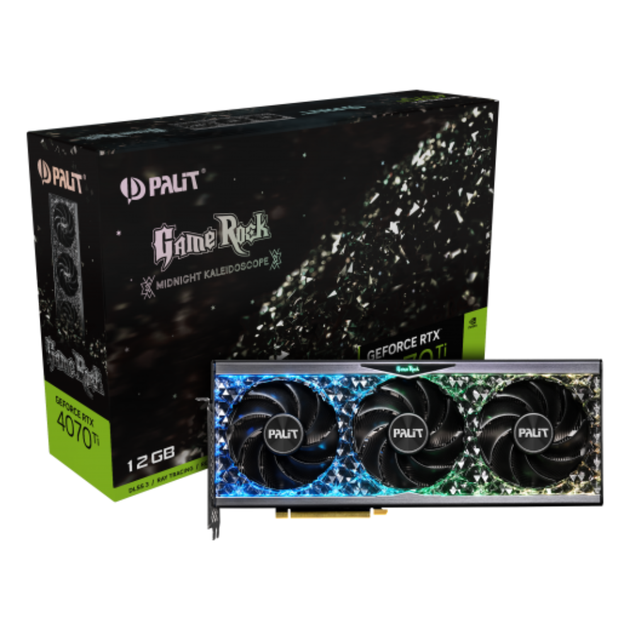 Видеокарта дискретная Palit-XPERTVISION RTX4070Ti GAMEROCK 12GB GDDR6X 2610МГц - изображение 4