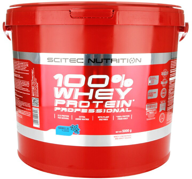 Białko Scitec Nutrition Whey Protein Professional 5000g Czekoladowy (5999100021426) - obraz 1