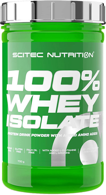 Białko Scitec Nutrition 100% Whey Isolate 700 g Truskawkowy (5999100023147) - obraz 1