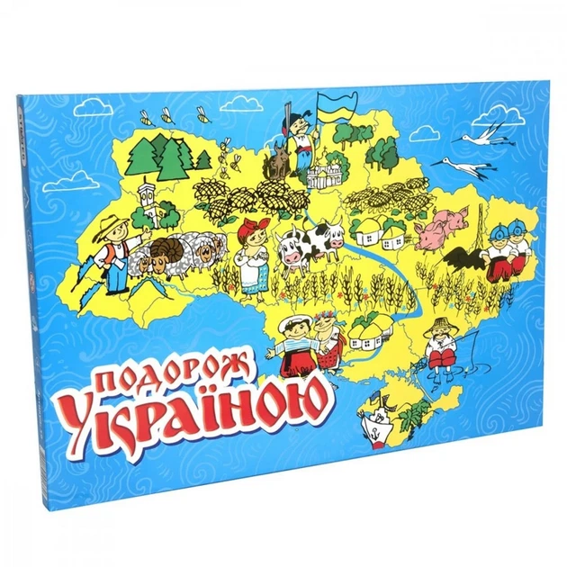 Настольная игра "Путешествие по Украине" 59ST Strateg 59ST - Фото 1 Настольная игра "Путешествие по Украине" 59ST Strateg 59ST - изображение 1