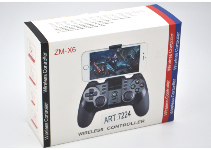 Безпровідний геймпад ZM-X6 джойстик для смартфона/телевізора Bluetooth Android/iOS Чорний (11715) - зображення 7