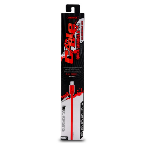 Кабель Micro USB REMAX Full Speed Charging RC-001m 1M red - изображение 2