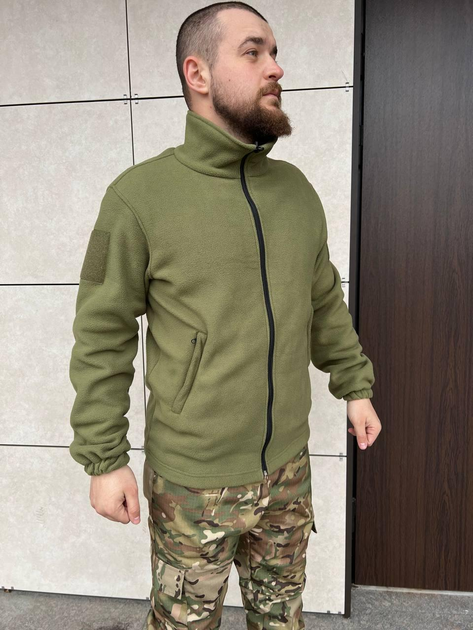 Тактическая водоотталкивающая кофта Softshell XL, Хаки - изображение 2