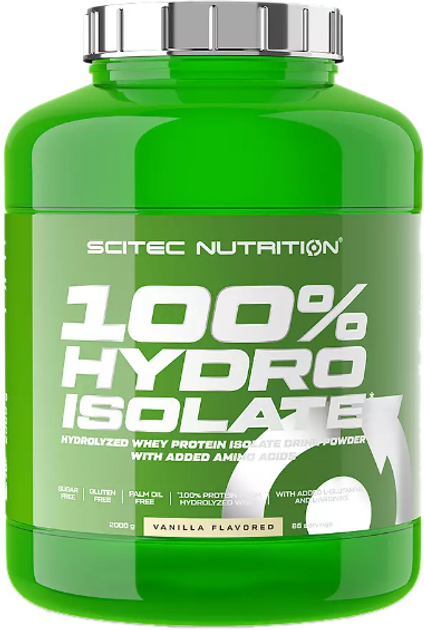 Białko Scitec Nutrition 100% Hydro Isolate 2000g Waniliowy (5999100023710) - obraz 1