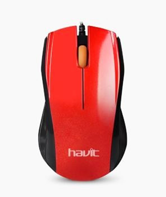 Мышь проводная Havit HV-MS689 red - изображение 1