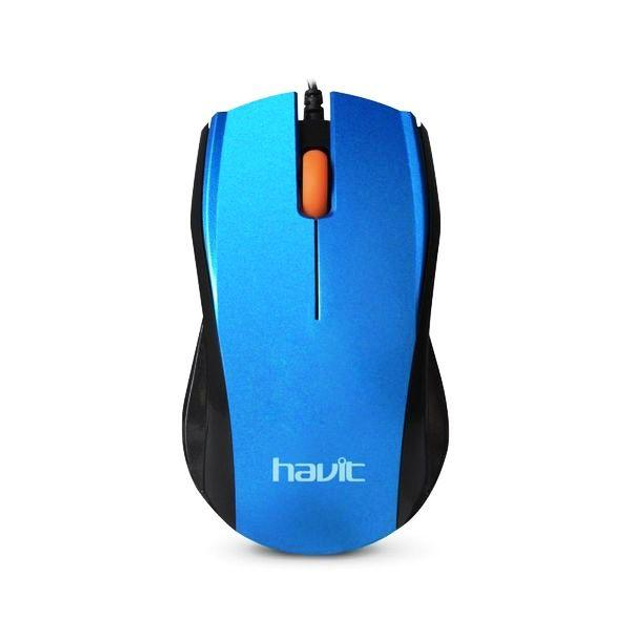 Мышь проводная Havit HV-MS689 blue - изображение 1