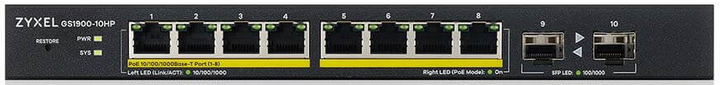 Przełącznik Zyxel GS1900-10HP-EU0102F - obraz 2