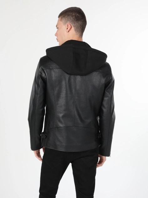 Куртка из искусственной кожи мужская Colin's CL1060745-BLK XL Black (8683197325433) 