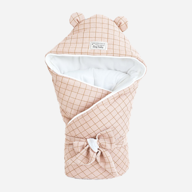 Дитячий демісезонний конверт-ковдра MagBaby Wally бавовняний 105038 85?85 см Бежевий (4820000341196) - зображення 1