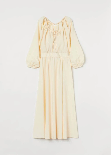 Сукня H&M 11502 L-44 Світло-жовта - изображение 3