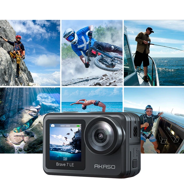 その他 BRAVE7LE Amazon | AKASO Brave 7 LE アクションカメラ 4K 20MP IPX7本機防水
