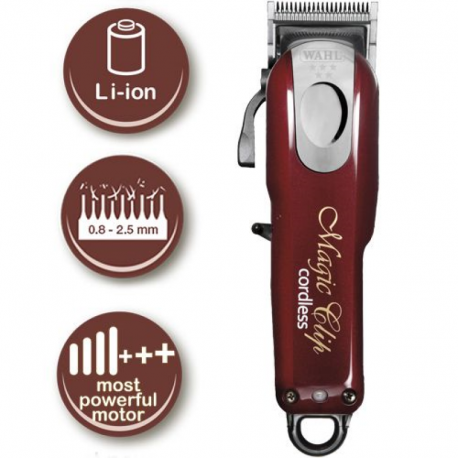 Maшинкa для cтpижки волос Wahl Magic Clip Cordless 08148-016 - Фото 3 Maшинкa для cтpижки волос Wahl Magic Clip Cordless 08148-016 - изображение 3