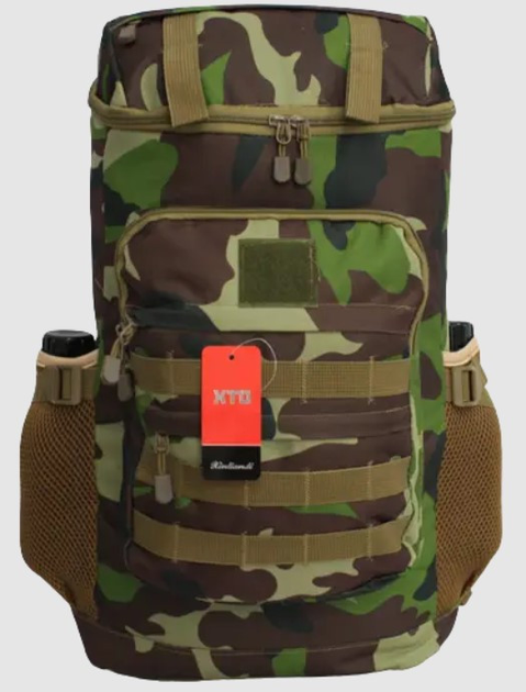 Рюкзак тактический 0871 зеленый камуфляж, 40 л - изображение 1