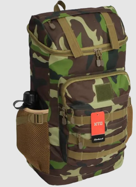 Рюкзак тактический 0871 зеленый камуфляж, 40 л - изображение 2