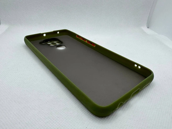 Чехол Sport Matt для Xiaomi Redmi Note 9 Оливковый - Фото 2 Чехол Sport Matt для Xiaomi Redmi Note 9 Оливковый - изображение 2