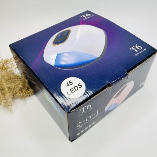 UV/LED лампа для геля и гель-лака Nail Lamp Т6 на 160 W Белая - изображение 5