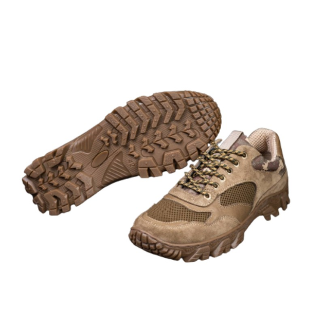 Тактические кроссовки, лето, сетка 3D (без поролона), цвет койот, размер 38 (105010-38) - изображение 1