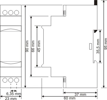 0.1сек-60хв 5А затримка на увімкнення реле часу 160-250V [ERV-60D] Samwha - зображення 6