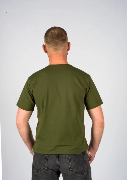 Тактична чоловіча футболка хакі 3ХL (64-66) - зображення 2
