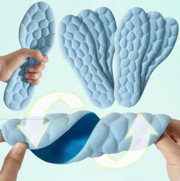 Устілки дихаючі масажні 4D Insoles Bubble Розмір 43-44 - Фото 6 Устілки дихаючі масажні 4D Insoles Bubble Розмір 43-44 - зображення 6