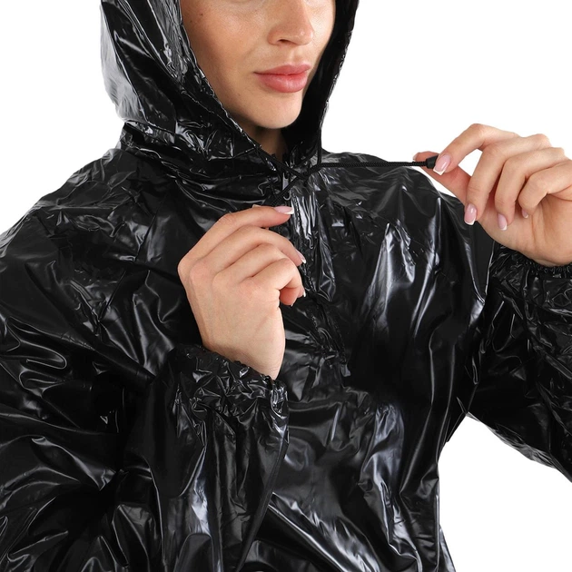 Костюм сауна для похудения Zelart Sauna Suit 9653 размер 2XL (50-54) Black - Фото 5 Костюм сауна для похудения Zelart Sauna Suit 9653 размер 2XL (50-54) Black - изображение 5