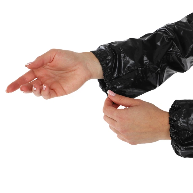 Костюм сауна для похудения Zelart Sauna Suit 9653 размер 2XL (50-54) Black - Фото 8 Костюм сауна для похудения Zelart Sauna Suit 9653 размер 2XL (50-54) Black - изображение 8