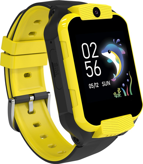 Дитячий смарт-годинник Canyon Cindy KW-41 Yellow/Black (CNE-KW41YB) - зображення 3