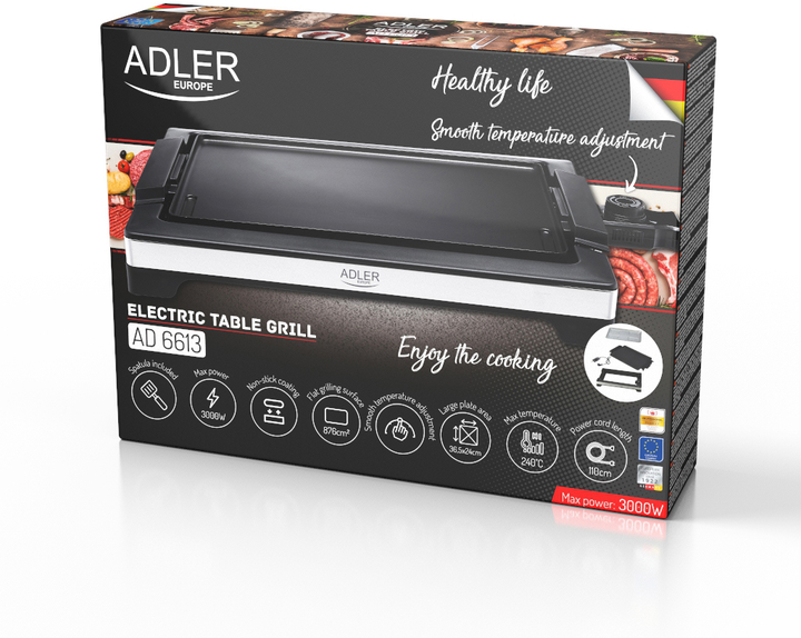 Гриль Adler AD 6613 (5903887807623) - зображення 9
